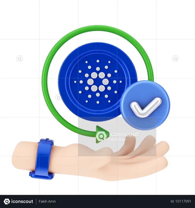 Vérifier cardanocoin  3D Icon