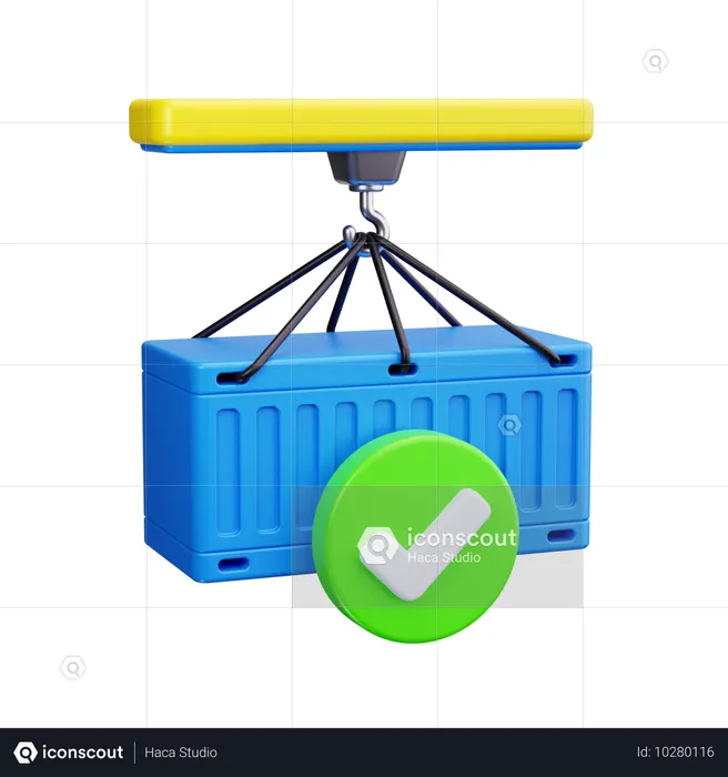 Verificar recipiente  3D Icon