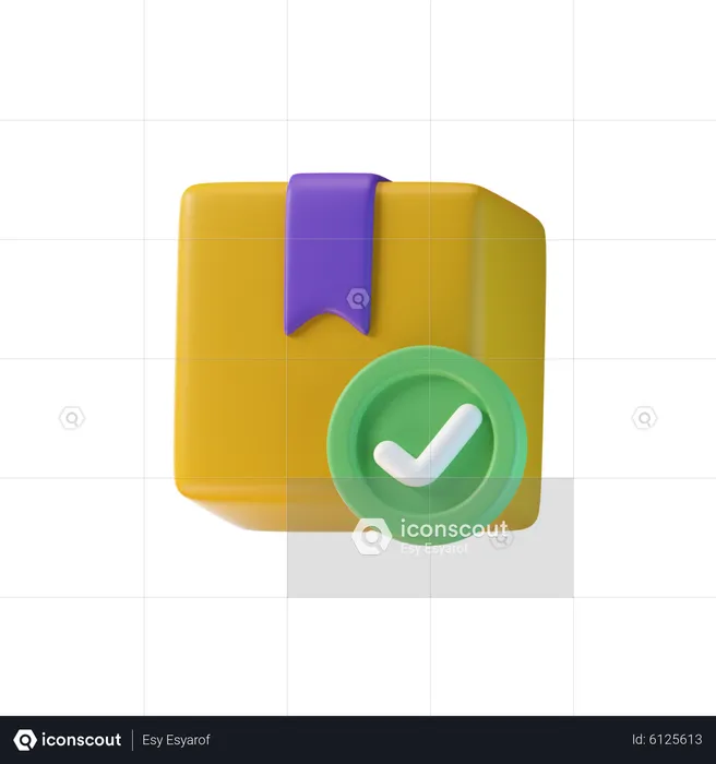 Comprobar paquete  3D Icon