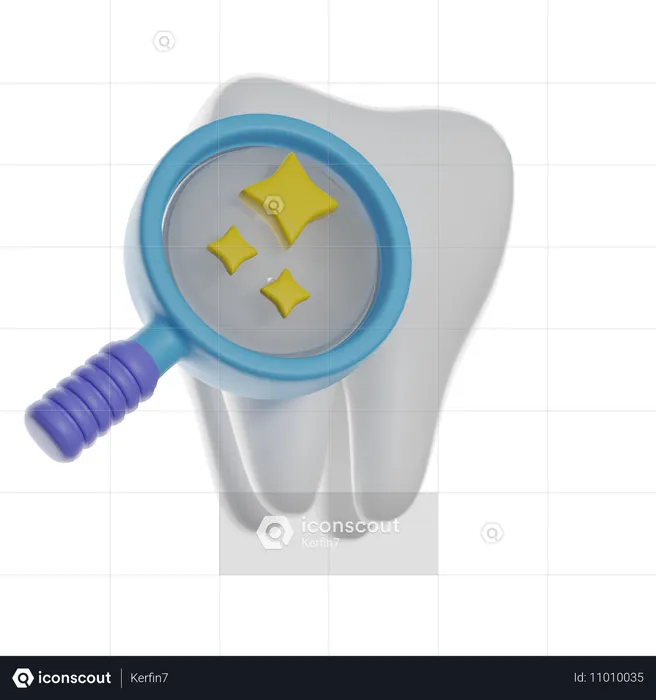 Revisión dental  3D Icon