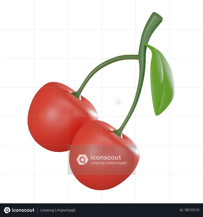 Cherry  3D Icon