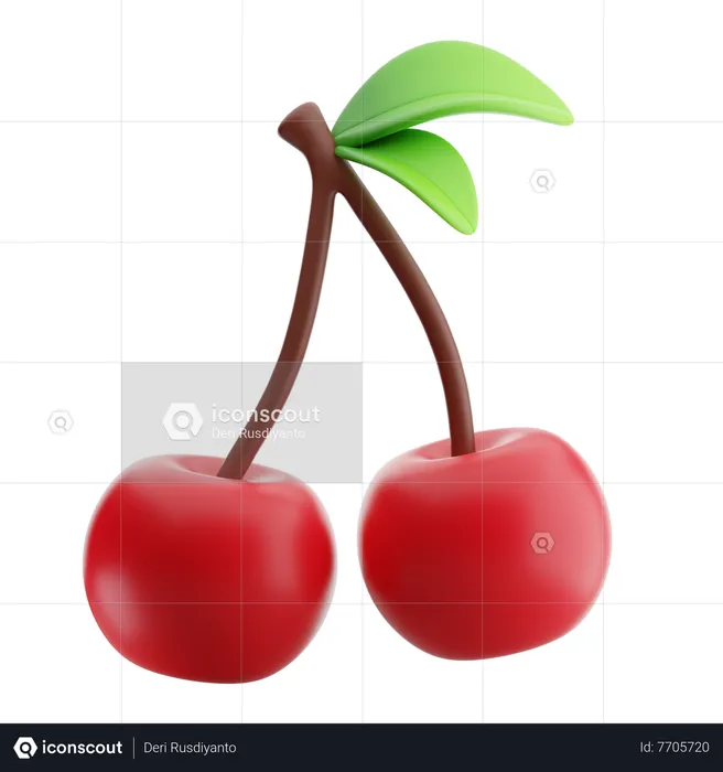 Cherry  3D Icon