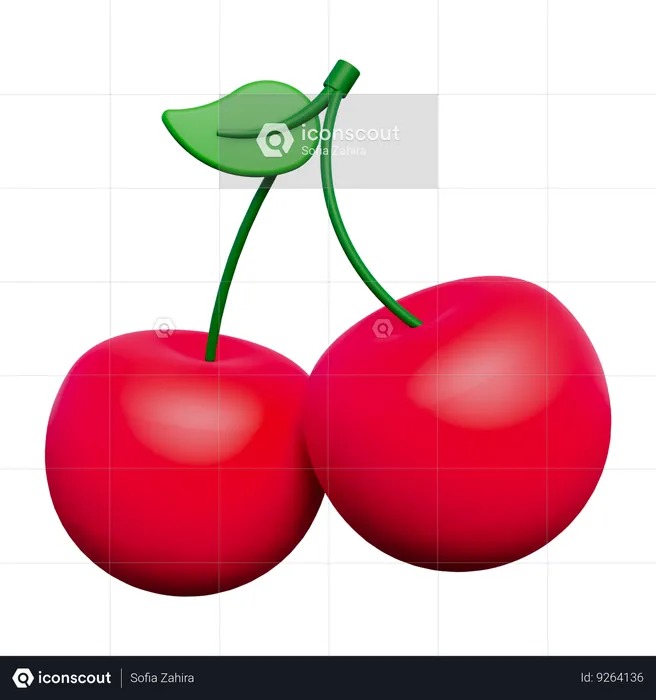 Cherry  3D Icon