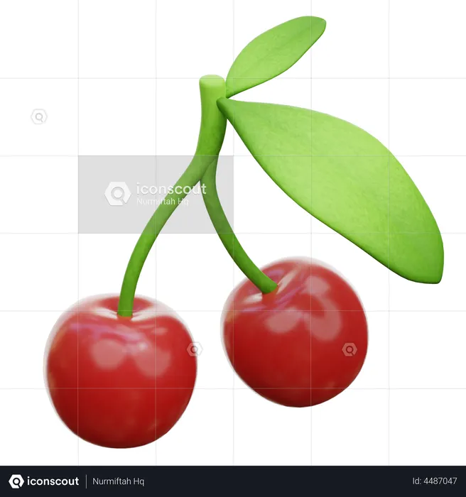 Cherry  3D Icon