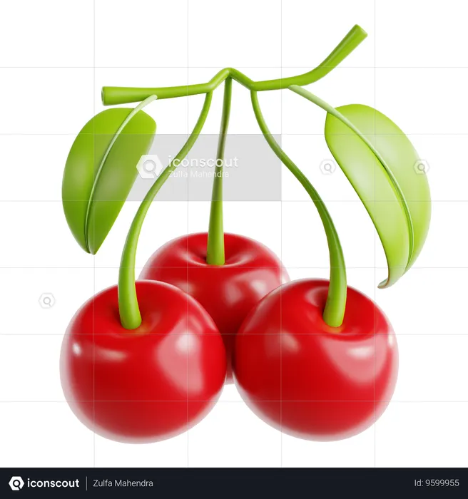 Cherry  3D Icon