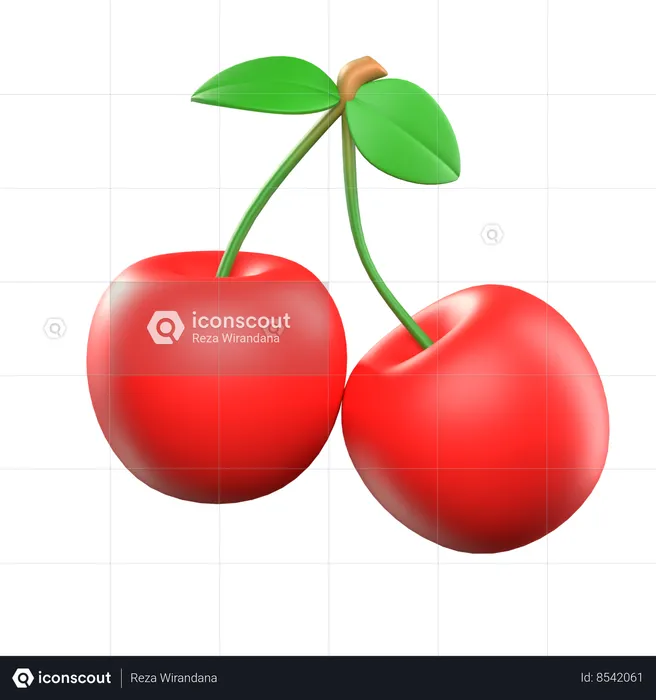 Cherry  3D Icon