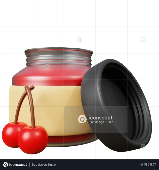 Cherry Jam  3D Icon