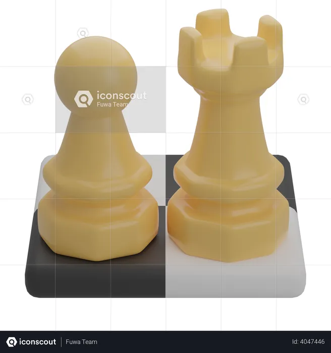 Chess  3D Illustration