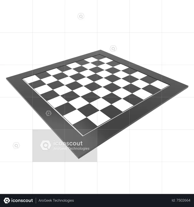 Chess board  3D Icon