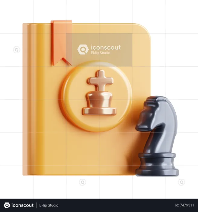 Chess Book  3D Icon