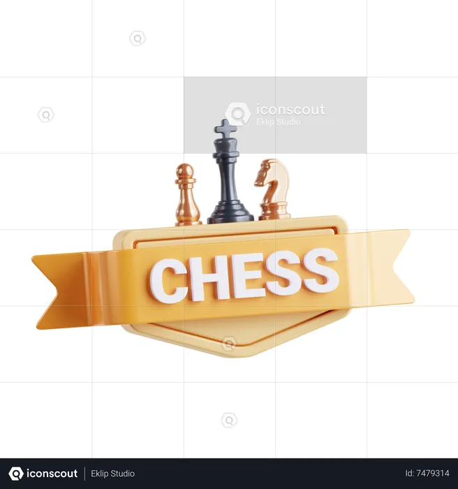 Chess Emblem  3D Icon