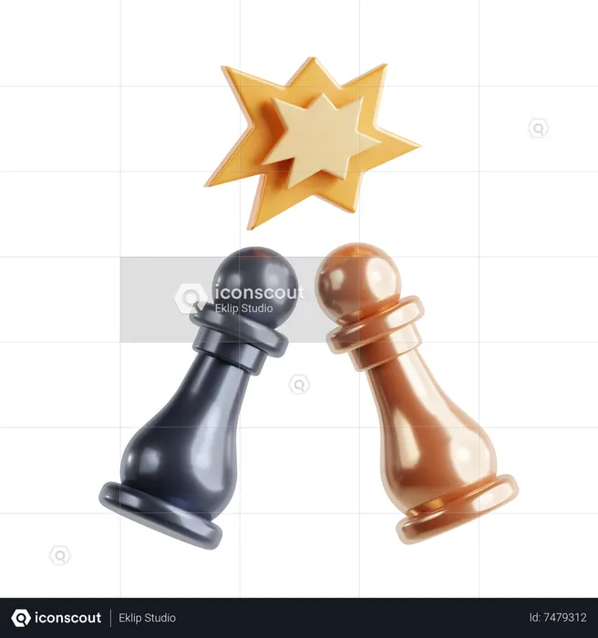 Chess Game  3D Icon