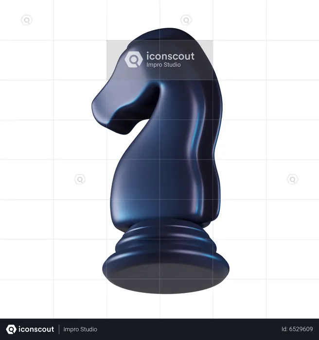 Chess Horse  3D Icon
