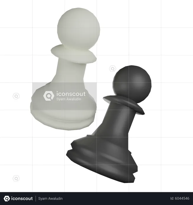 Chess Pawn  3D Icon