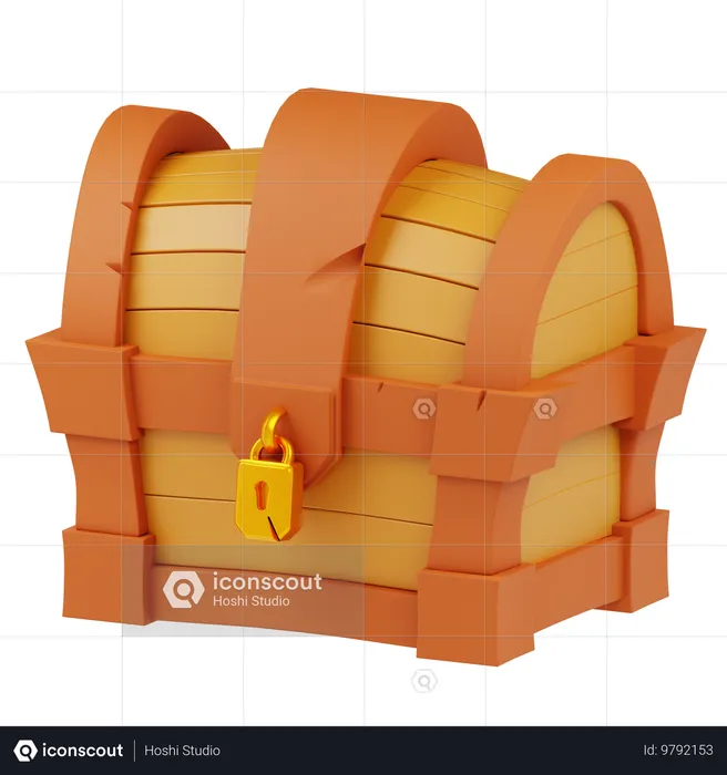 Chest  3D Icon