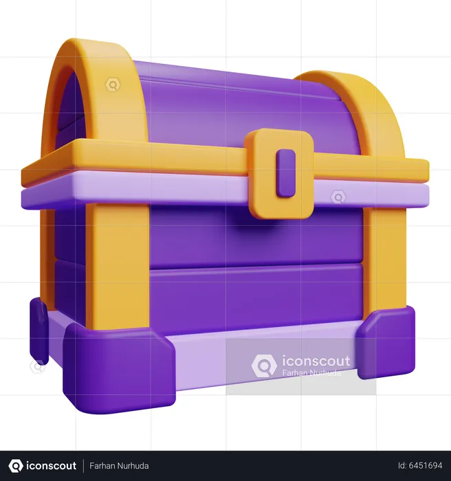 Chest Box  3D Icon