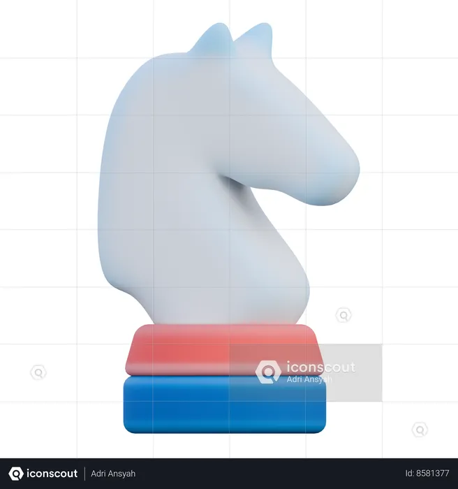 Cheval  3D Icon