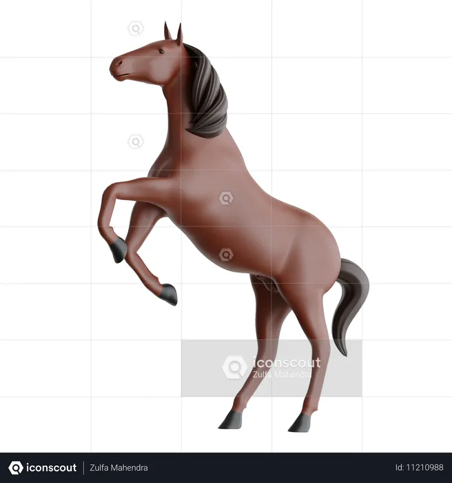 Cheval  3D Icon