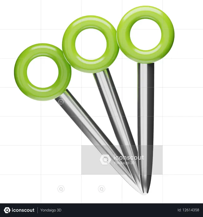 Cheville en fer  3D Icon