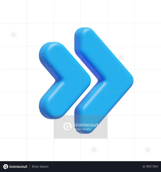 Chevron Arrow  3D Icon