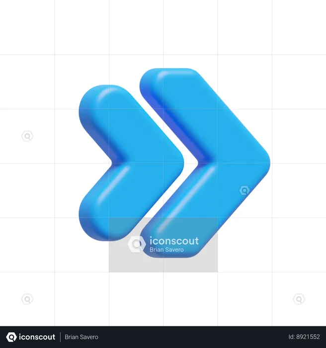 Chevron Arrow  3D Icon