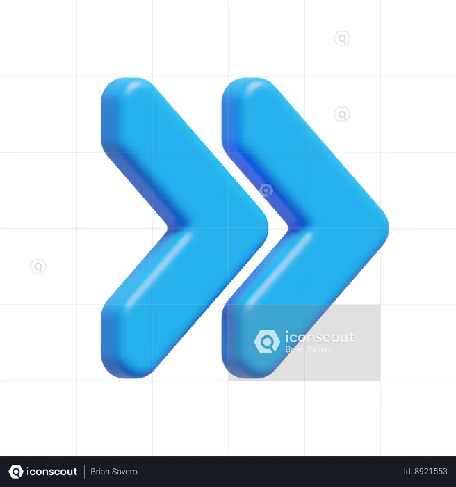 Chevron Arrow  3D Icon