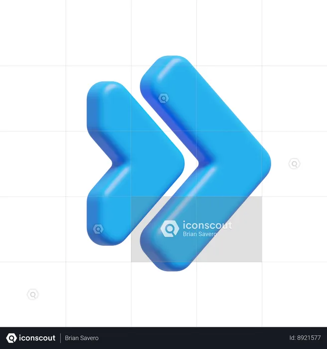 Chevron Arrow  3D Icon