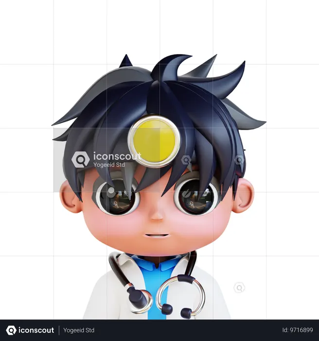 Chibi-Doktor  3D Icon