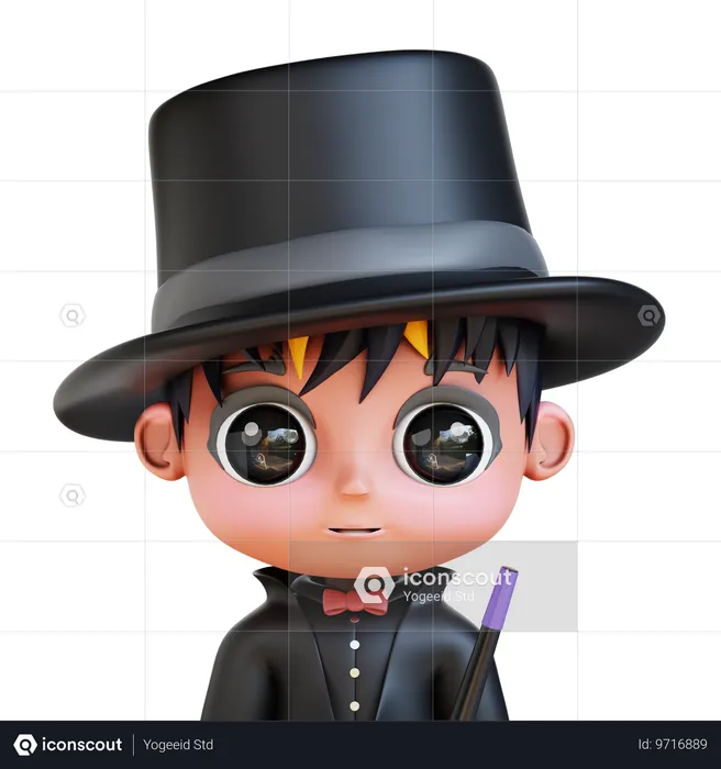 Mágico Chibi  3D Icon