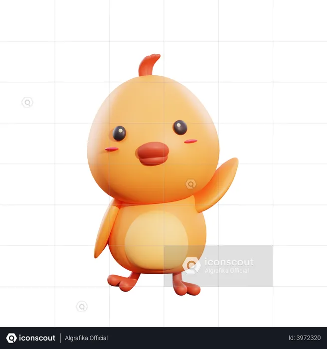 Chicken  3D Illustration