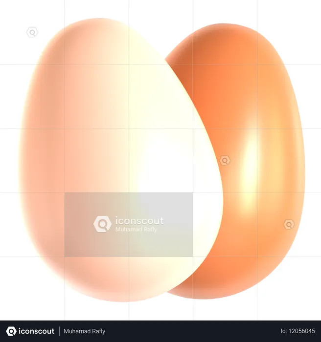Chicken Egg  3D Icon