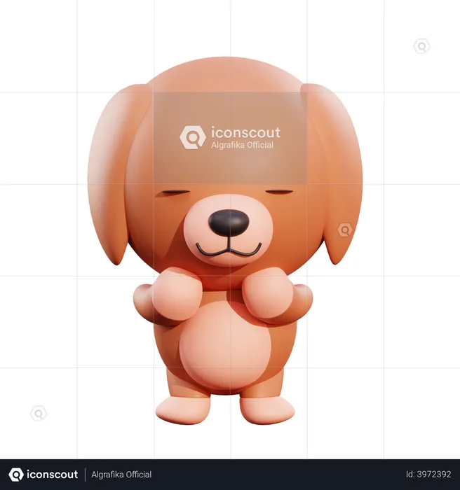 Chien  3D Illustration