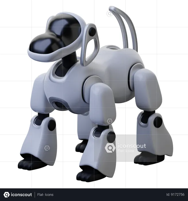 Chien robotique  3D Icon