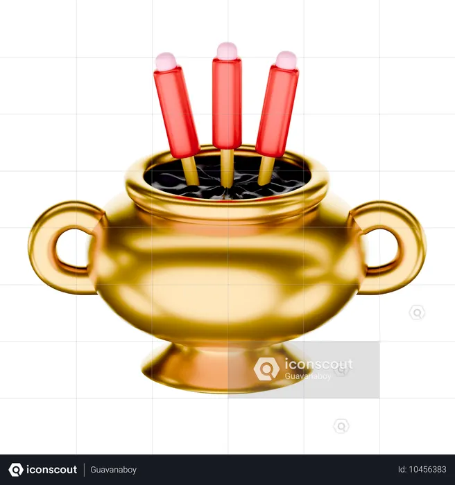 Chiense Incense  3D Icon