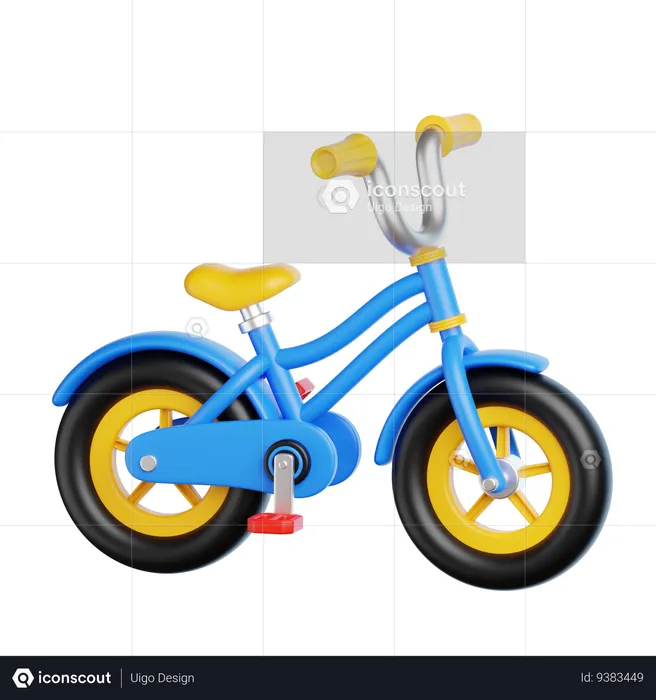 Children Bike  3D Icon