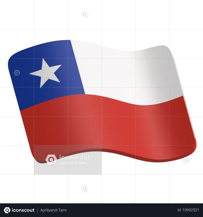 Chile  3D Icon