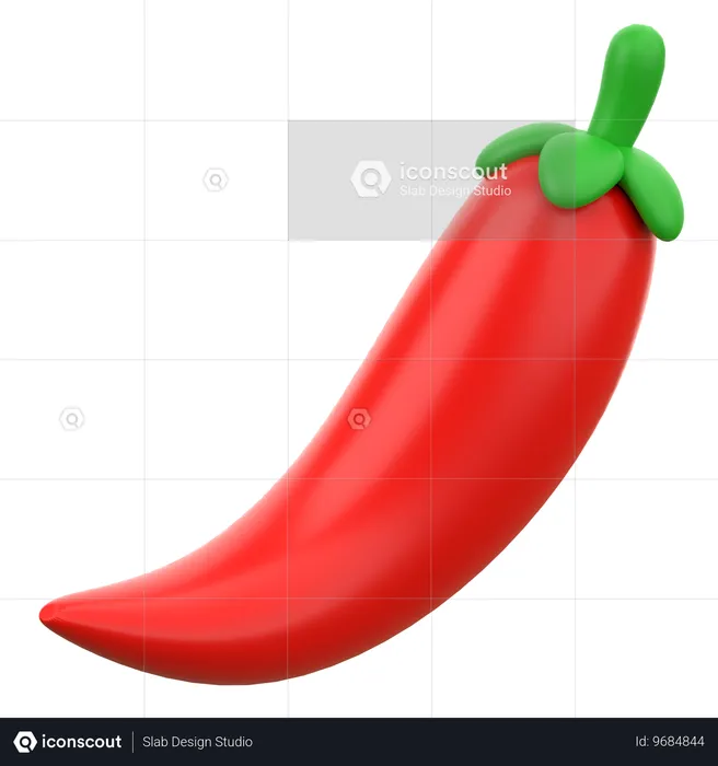 Chili  3D Icon