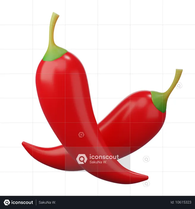 Chili  3D Icon