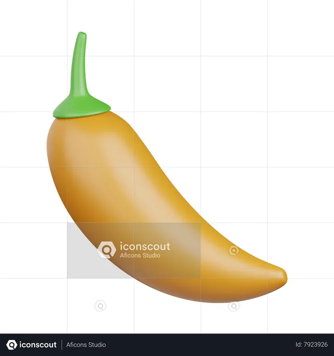 Chili  3D Icon