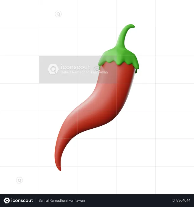 Chili  3D Icon