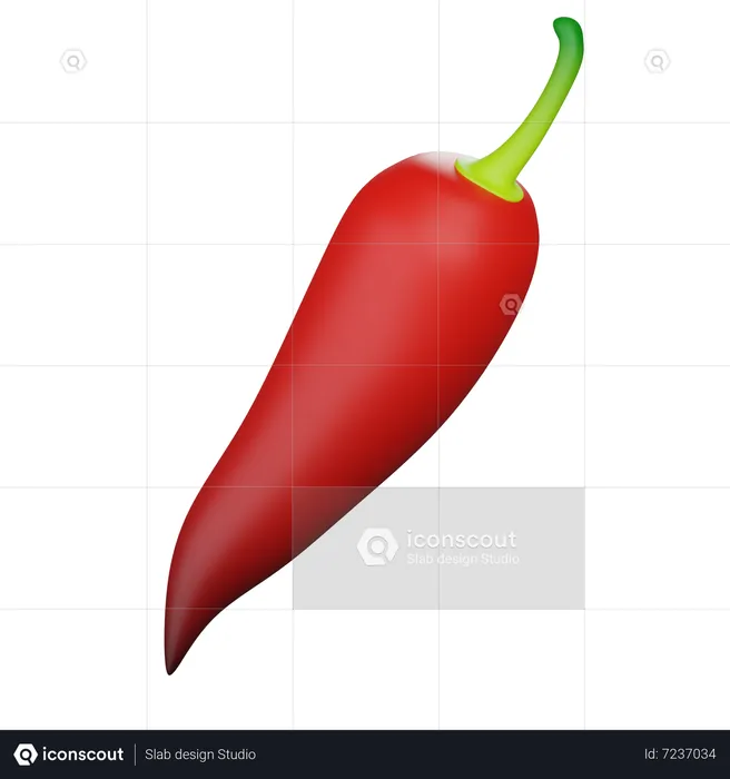 Chili  3D Icon