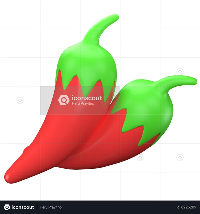 Chili  3D Icon
