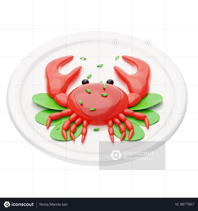 Chili Crab  3D Icon