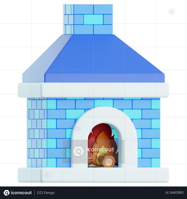 Chimenea  3D Icon