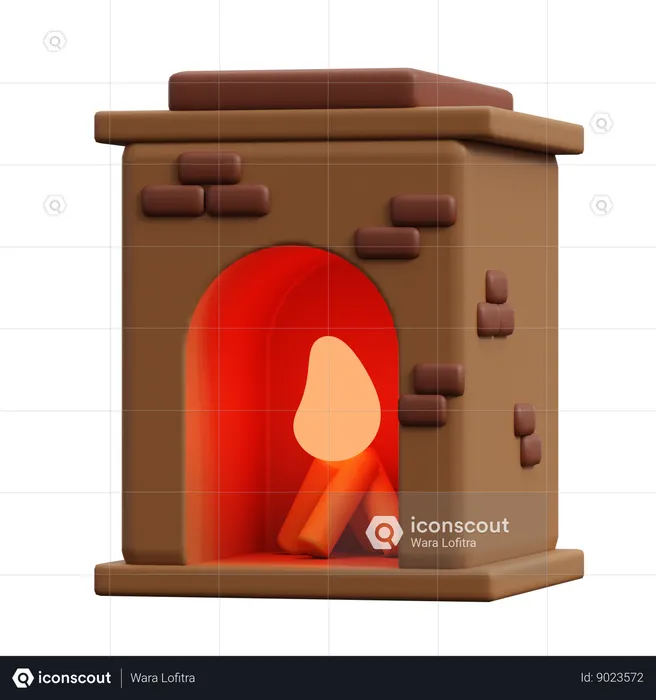 Chimenea  3D Icon