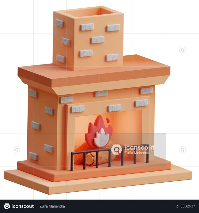 Chimenea  3D Icon