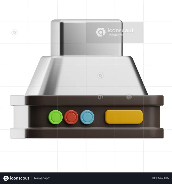 Chimenea de cocina  3D Icon