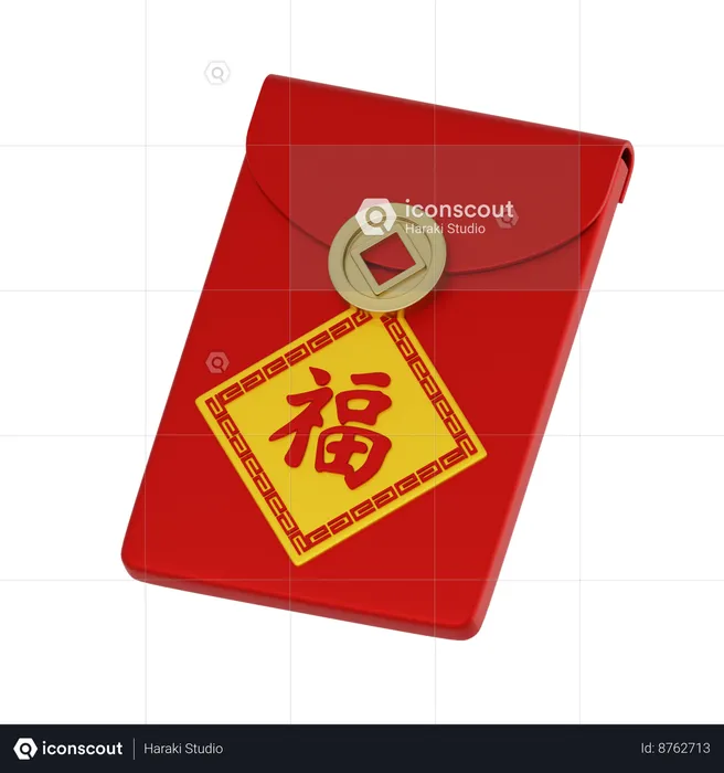Chinese Angpao  3D Icon
