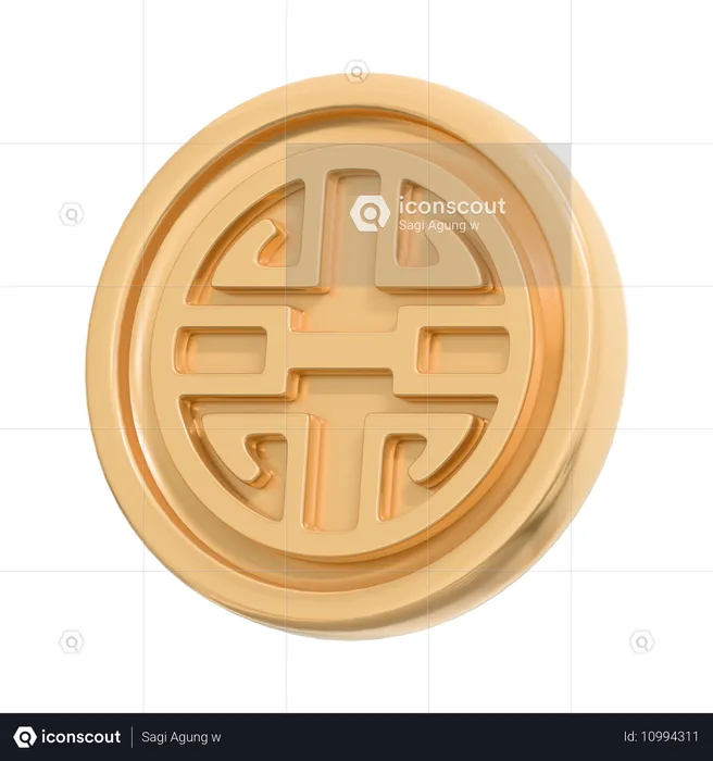 中国の紋章  3D Icon