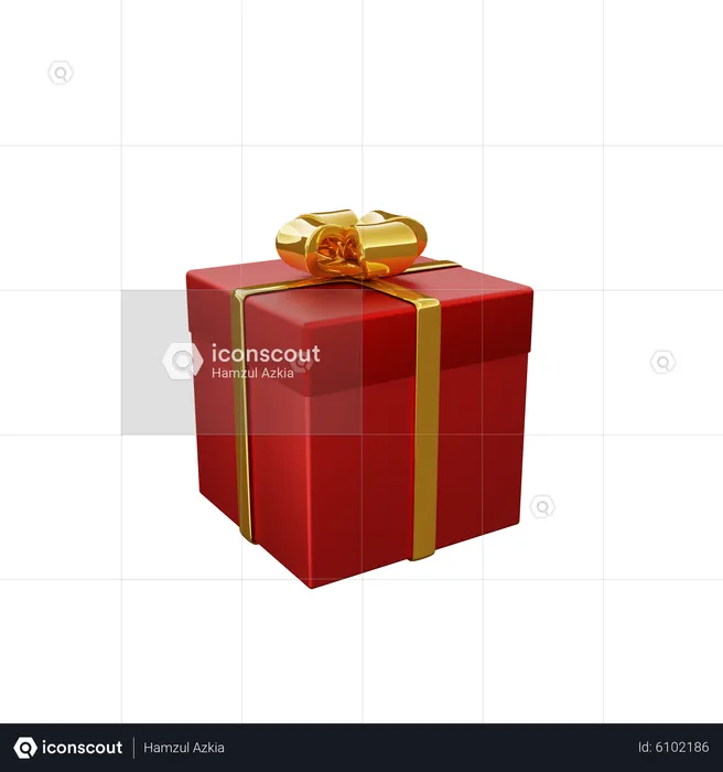 Chinese Gift Box  3D Icon